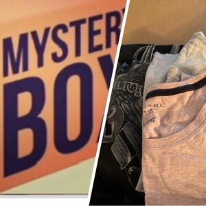 BOX MENS CLOTHING Sz XL BUNDLE FOR RESALE Or SELF MB122 (5 Lb Box)